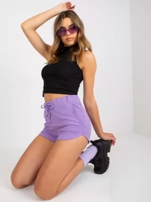 Ženske kratke hlače BASIC FEEL GOOD AP-SN-119.07 VIJOLIČNA