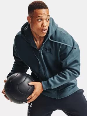 Moški pulover UNDER ARMOUR RIVAL FLEECE AMP FZ HD 1357113-467 MODRA