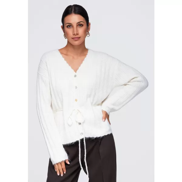  Ženski pulover OMBRE OW-SW-E0012 EKRU 