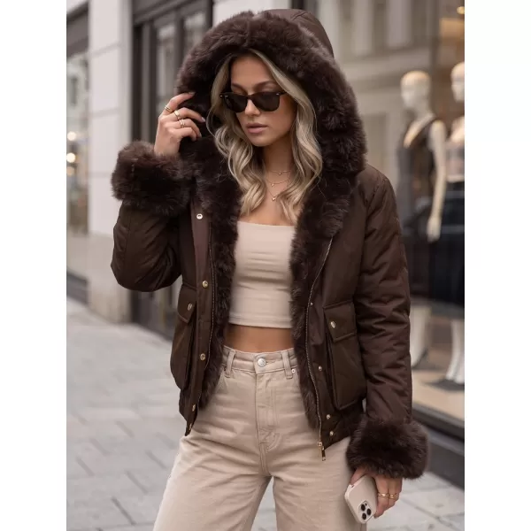  Ženska jakna DSTREET TY5998 RJAVA 