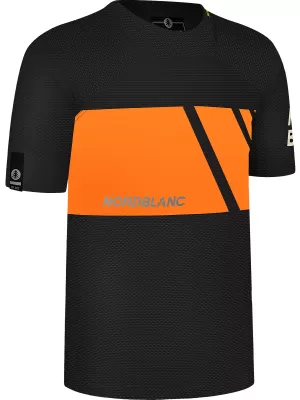 Moška funkcionalna kolesarska majica NORDBLANC MUD NBSMF8083 ORANŽNA