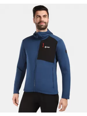 Moški pulover iz flisa KILPI SEVELEN-M 1M0202KI TEMNO MODRA