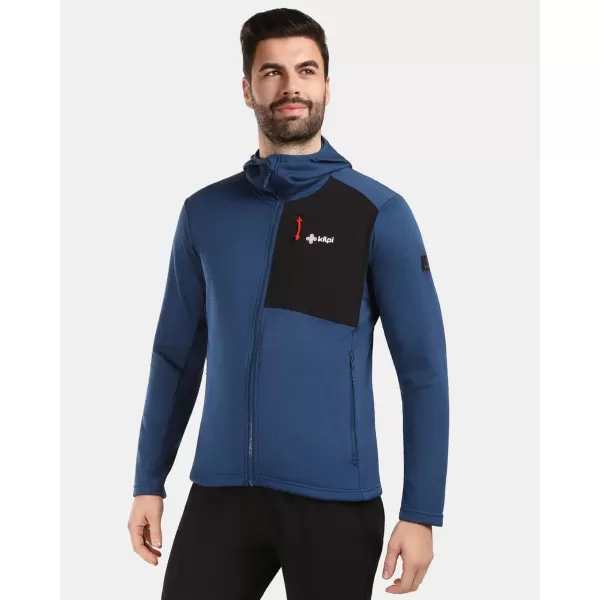  Moški pulover iz flisa KILPI SEVELEN-M 1M0202KI TEMNO MODRA 