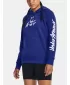 Ženski pulover UNDER ARMOUR UA RIVAL FLEECE GRAPHIC HDY 1379609-400 MODRA