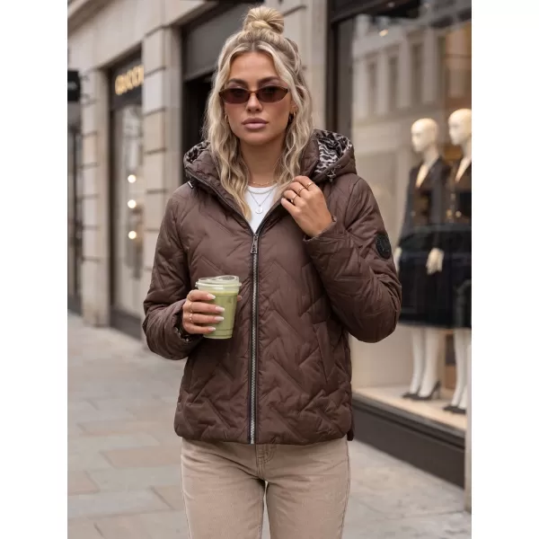  Ženska jakna DSTREET TY5772 RJAVA 