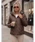 Ženska jakna DSTREET TY5772 RJAVA