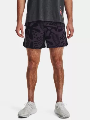 Moške kratke hlače UNDER ARMOUR WE RUN IN PEACE SHORT 1377048-001 ČRNA