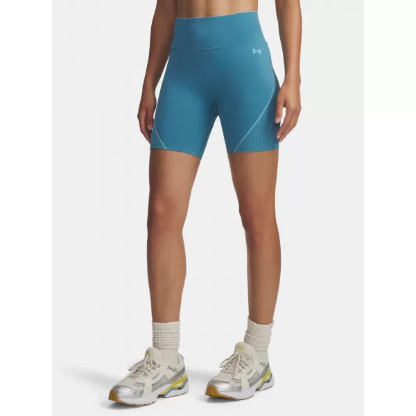  Ženske kratke hlače UNDER ARMOUR VANISH SEAMLESS SHORT 6000648-466 MODRA 