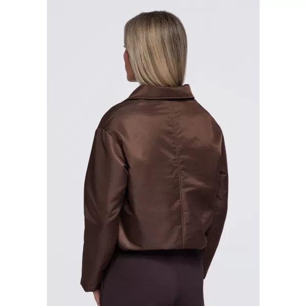  Ženska jakna OMBRE OW-JT-E0003 RJAVA 