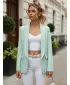 Ženska jakna DSTREET PY0144 SVETLO ZELENA