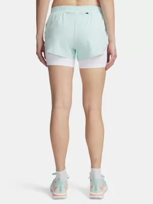 Ženske kratke hlače UNDER ARMOUR UA VELOCITI PRO 4IN 2N1 SHORT 6009610-703 ZELENA