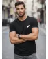 Moška majica s kratkimi rokavi DSTREET NX0183R-BK ČRNA