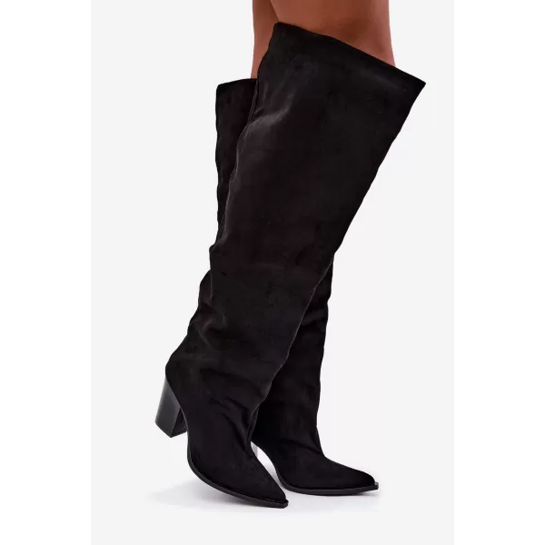  Ženski škornji BOTO 2573A-1 ČRNA 
