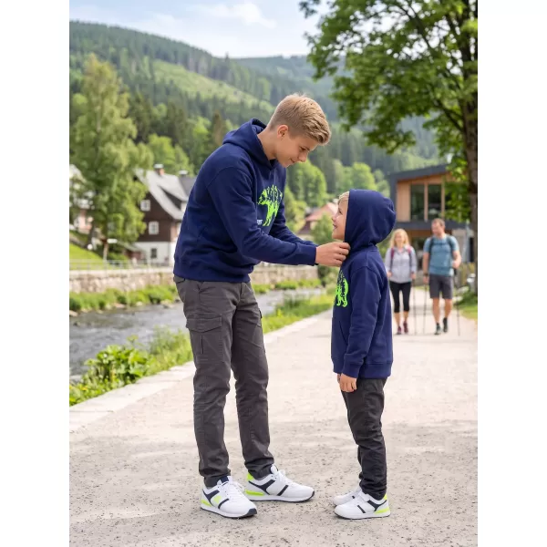  Otroški pulover ALTISPORT ALK193423 POLNOČNO MODRA 