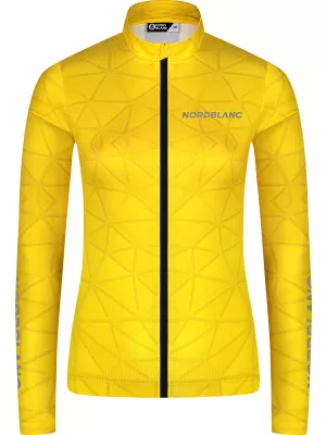 Ženski kolesarski dres NORDBLANC VELOFLOW NBSLF8105 JANTAR