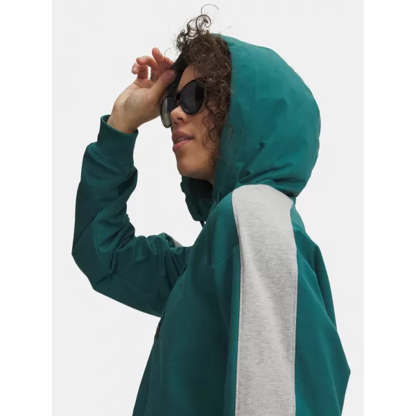  Ženski pulover UNDER ARMOUR SPORT TERRY TREND HOODIE 6009705-338 ZELENA 