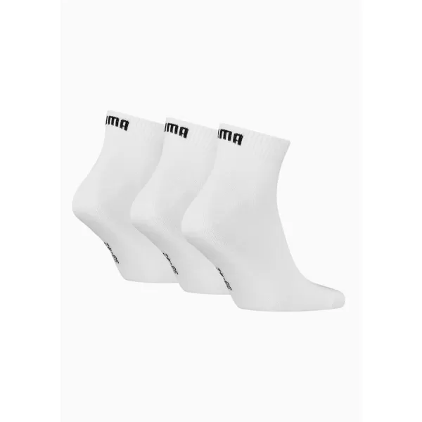  Nogavice PUMA UNISEX QUARTER PLAIN 3P 93858909 BELA 