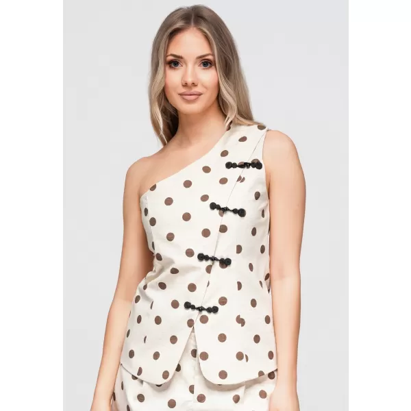  Ženska bluza OMBRE OW-TS-E0061 TAUPE 