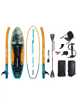 Deska za veslanje RIDEWAVE STELLAR YETI 10' COMBO NEDOLOČEN