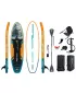 Deska za veslanje RIDEWAVE STELLAR YETI 10' COMBO NEDOLOČEN