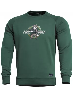 Moški pulover PENTAGON HAWK SWEATER LONE WOLF K09019-LO SPRINGBOK ZELENA