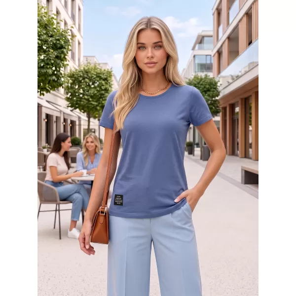  Ženska majica s kratkimi rokavi ALTISPORT NP/ALWST26001 DENIM MODRA 