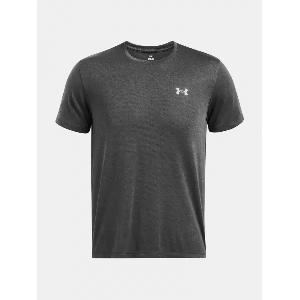  Moška majica s kratkimi rokavi UNDER ARMOUR LAUNCH CAMO SHORTSLEEVE 1386681-025 SIVA 