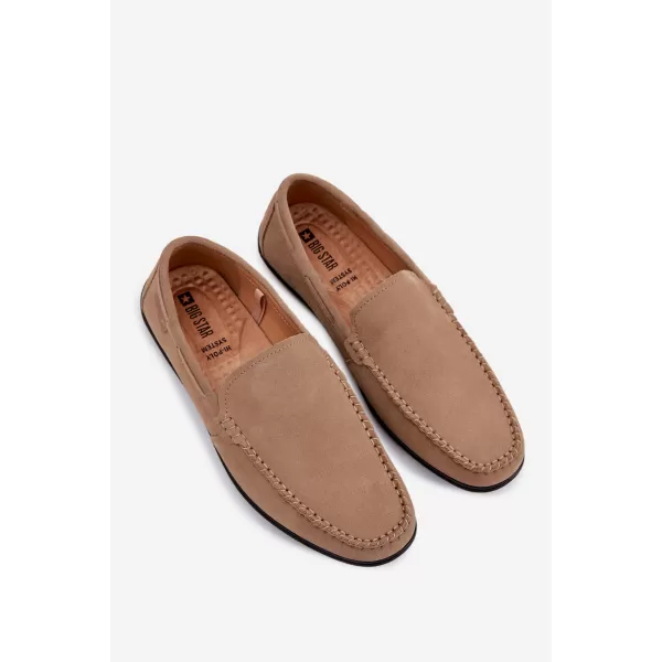  Moški mokasini BIG STAR SHOES TT174201 BEŽ 