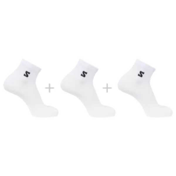  Nogavice SALOMON EVERYDAY LITE QUARTER 3-PACK LC2911800 BELA 
