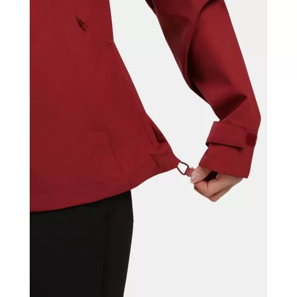  Ženska hardshell jakna KILPI MONTANA-W 1L0102KI TEMNO RDEČA 