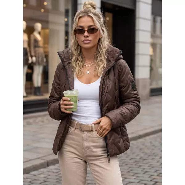  Ženska jakna DSTREET TY5772 RJAVA 