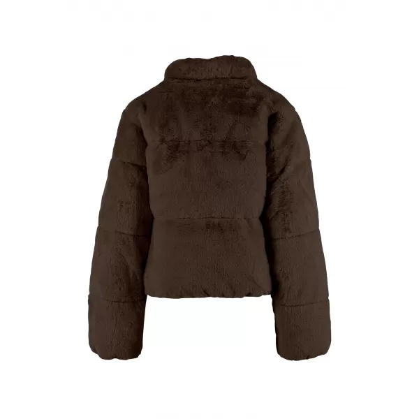  Ženska prešita jakna URBAN CLASSICS TB7935-00075 RJAVA 