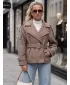 Ženski plašč DSTREET NY0793 BEŽ