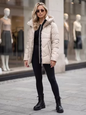 Ženska jakna DSTREET TY5937 BEŽ