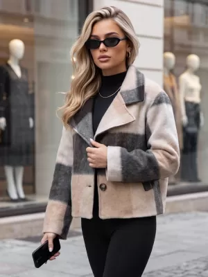 Ženski plašč DSTREET 1 NY0836 BEŽ
