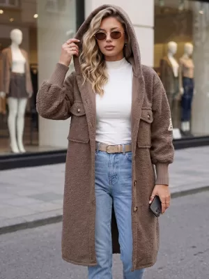 Ženski plašč DSTREET NY0799 FANGO