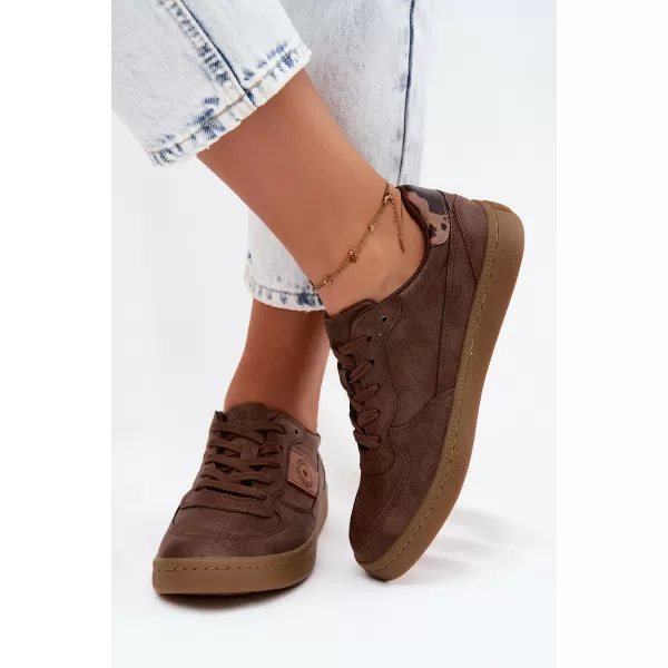 Ženske superge BIG STAR SHOES UU274017 RJAVA/BEŽ 