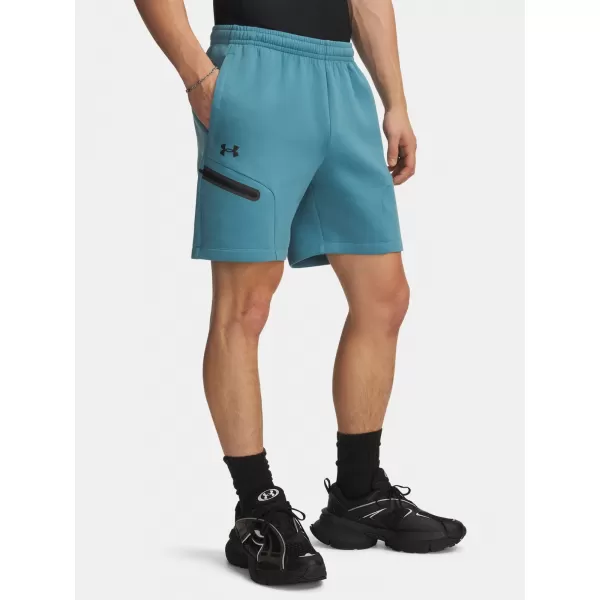  Moške kratke hlače UNDER ARMOUR UA UNSTOPPABLE FLC SHORTS 1379809-466 MODRA 