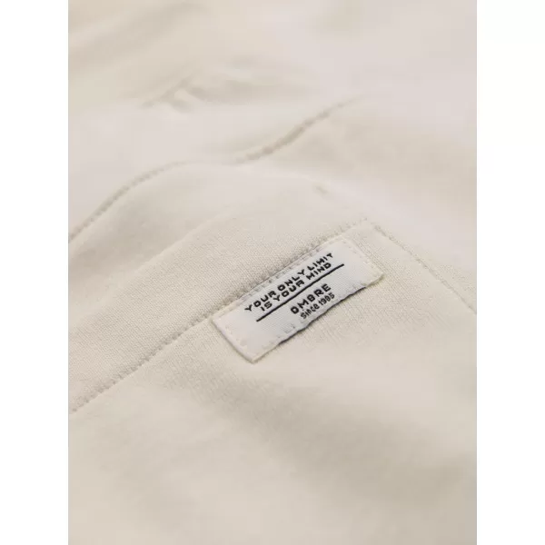  Moške trenirke OMBRE OM-PABS-0305 KREMA 