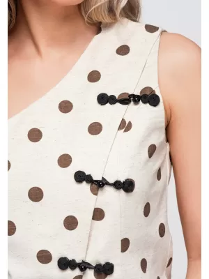 Ženska bluza OMBRE OW-TS-E0061 TAUPE
