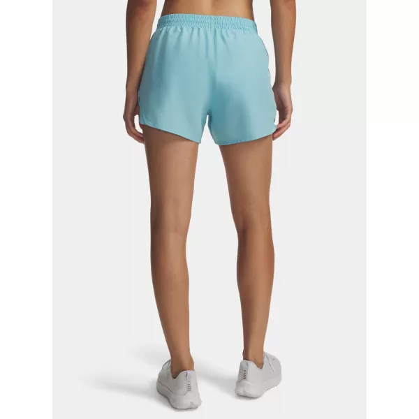  Ženske kratke hlače UNDER ARMOUR UA FLY BY 3 SHORTS 1382438-425 MODRA 