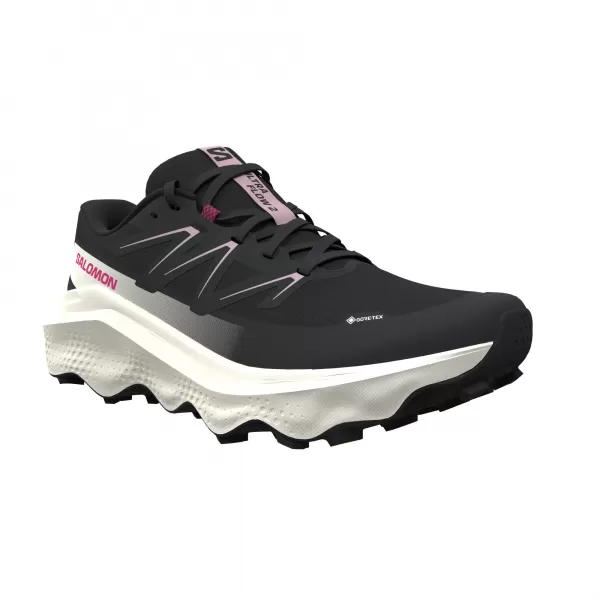  Ženski čevlji SALOMON ULTRA FLOW 2 GORE-TEX L49299500 ČRNA/ZORA ROZA/VANILIJA LED 