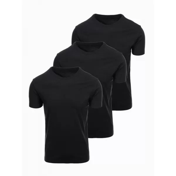  Moška majica s kratkimi rokavi OMBRE OM-TSBS-0268 ČRNA 