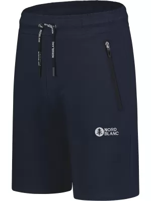 Moške bombažne kratke hlače NORDBLANC RELAXEDFIT NBSPM8254 TEMNO MODRA