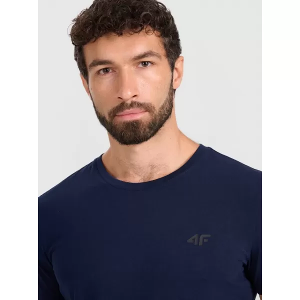  Moška majica s kratkimi rokavi 4F RMM00TTSHM3248 NAVADE 