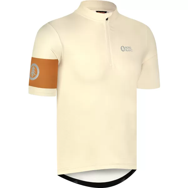  Moški kolesarski dres NORDBLANC CAMEL NBSMF8079 BEŽ 