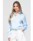 Ženska srajca OMBRE OW-SH-E0059 MODRA