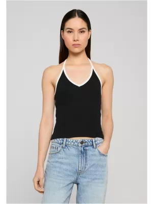 Ženski top URBAN CLASSICS TB8352-00007 ČRNA