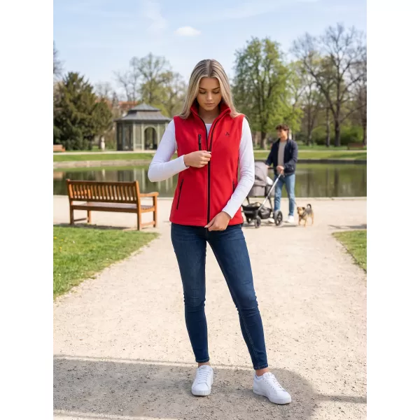  Ženski brezrokavnik iz flisa ALTISPORT ALW002525 RDEČA 