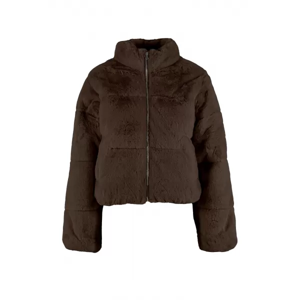  Ženska prešita jakna URBAN CLASSICS TB7935-00075 RJAVA 